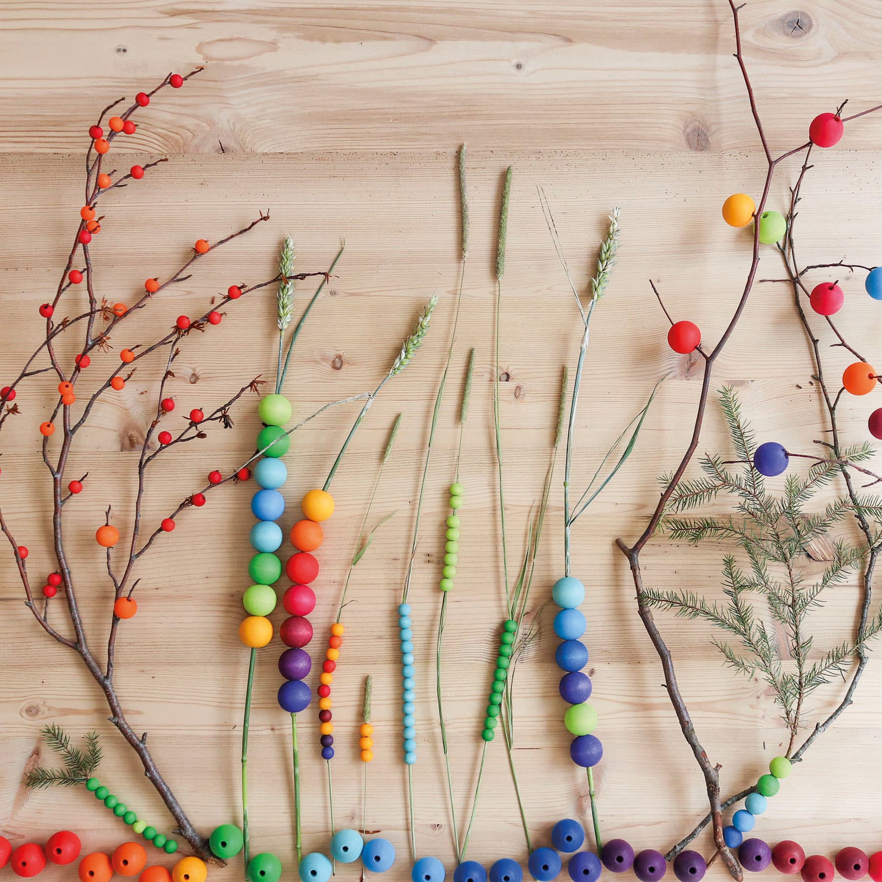 Holzperlen - eines der elementarsten Spielmaterialien